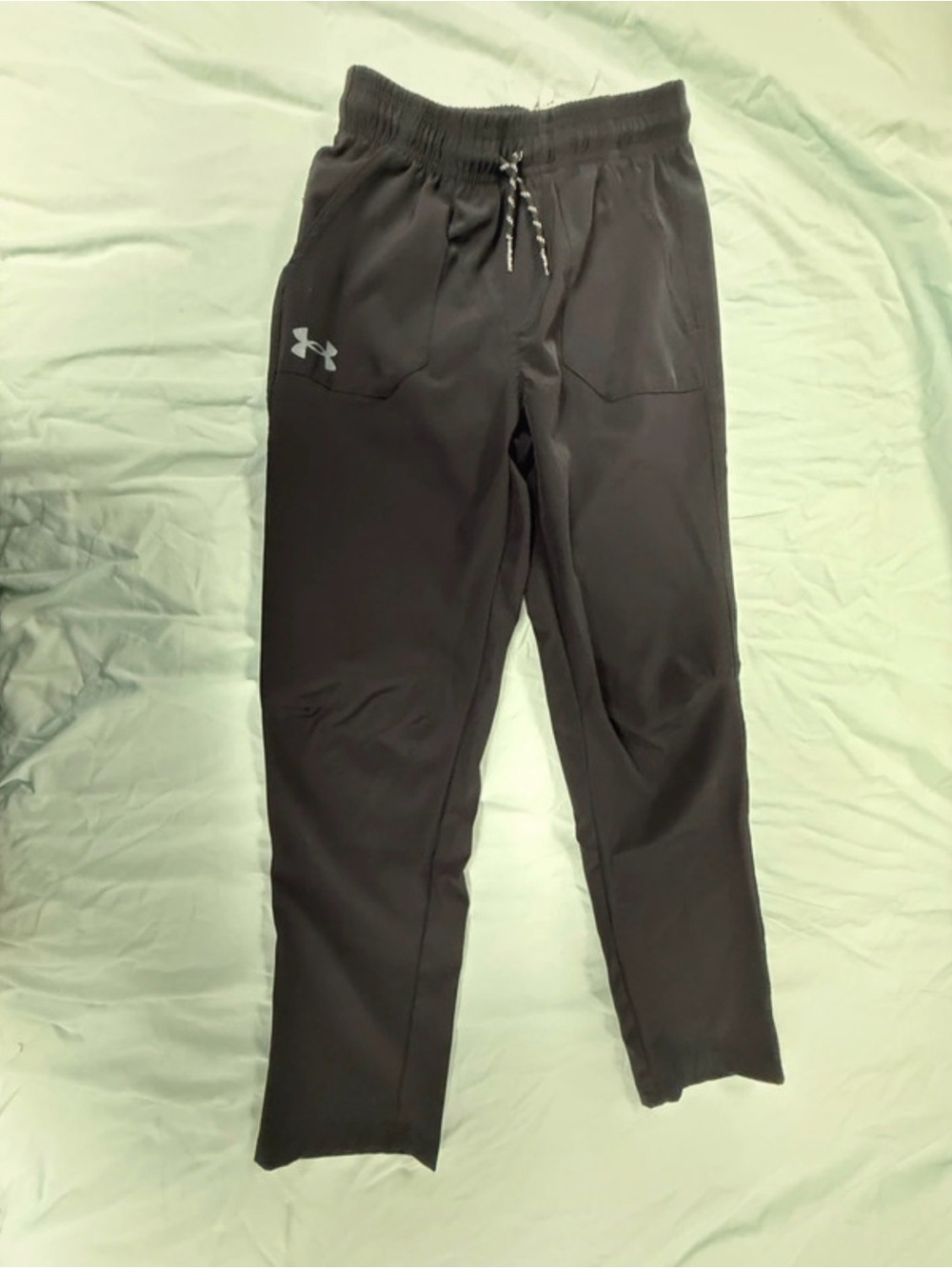 Under Armour Boys Youth Medium Black Athletic Pants